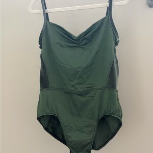 Sage Green Pinch Front Suffolk Leotard